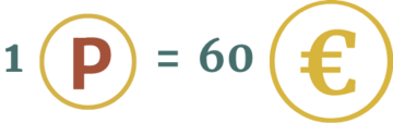 1 Punkt entspricht 60 Euro