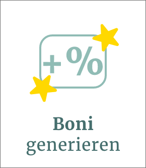 Illustration Boni generieren